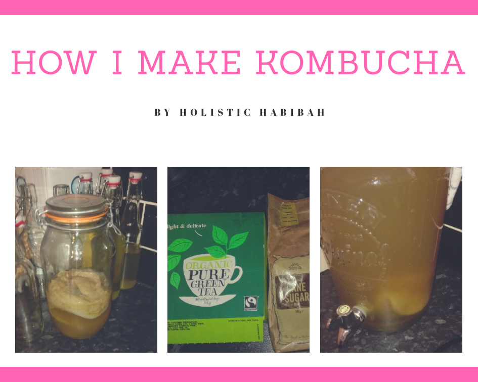 Holistic Habibah kombucha brew